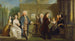 En familjesamtal - Joseph Highmore — vy av konstverket