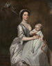 Mme Sharpe och hennes barn - Joseph Highmore — vy av konstverket