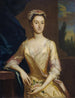 Portrait d'une dame - Joseph Highmore — vy av konstverket