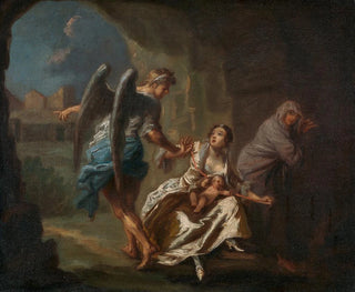 L'Ange de la Miséricorde - Joseph Highmore — vy av konstverket