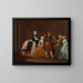 La famille Harlowe dans Clarisse av Samuel Richardson - Joseph Highmore — inramlat konstverk på väggen