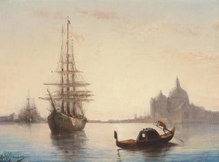 Venise - Joseph Hippolyte Aussandon — vy av konstverket