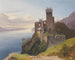 Ruine Weitenegg - Joseph Holzer — vy av konstverket