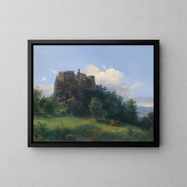 Château de Paulenstein - Joseph Holzer — inramlat konstverk på väggen