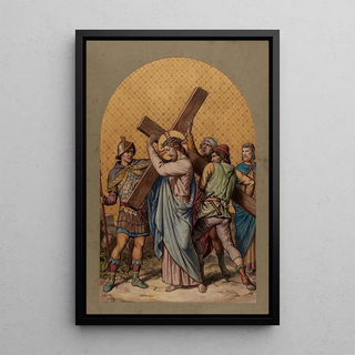 Joseph Hussenot - II Jsus est charg de sa croix.webp