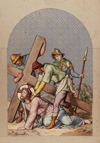 Joseph Hussenot - IX Jsus tombe pour la troisime fois.webp