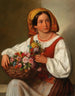 La fille aux fleurs - Joseph Lavos — vy av konstverket