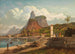 Rio de Janeiro Mont Corcovado och Botafogo-bukten - Joseph Lee — vy av konstverket