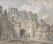 porten till kyrkans Christ i Canterbury - Joseph Mallord William Turner — vy av konstverket