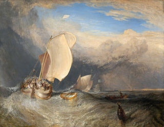 Joseph Mallord William Turner - Fishing Boats with Hucksters Bargaining for Fish.webp
