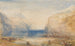 Flüelen, förmiddag - Joseph Mallord William Turner — vy av konstverket
