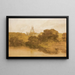 Abbaye de Fonthill, Wiltshire - Joseph Mallord William Turner — inramlat konstverk på väggen