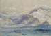 Gênes från havet - Joseph Mallord William Turner — vy av konstverket