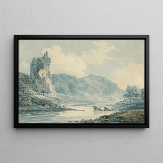 Joseph Mallord William Turner - Ilam Rock Dovedale Derbyshire.webp