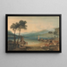 Lac Léman och Mont Blanc - Joseph Mallord William Turner — inramlat konstverk på väggen