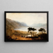 Lac Léman från Montreux - Joseph Mallord William Turner — inramlat konstverk på väggen