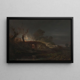 Joseph Mallord William Turner - Limekiln at Coalbrookdale.webp