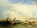 Fiske med lina till havs utanför Hastings - Joseph Mallord William Turner — vy av konstverket