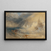 Phare des Longships Land's End - Joseph Mallord William Turner — inramlat konstverk på väggen