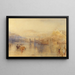Lucerne från sjön - Joseph Mallord William Turner — inramlat konstverk på väggen