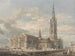 Vy från nordost om kyrkan i Grantham, Lincolnshire - Joseph Mallord William Turner — vy av konstverket