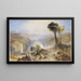 Oberwesel - Joseph Mallord William Turner — inramlat konstverk på väggen