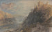 Rheinfels, vy mot Katz och Gourhausen - Joseph Mallord William Turner — vy av konstverket
