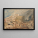 Colline de Sainte-Catherine Guildford Surrey - Joseph Mallord William Turner — inramlat konstverk på väggen