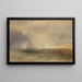Mer orageuse se brisant sur un rivage - Joseph Mallord William Turner — inramlat konstverk på väggen