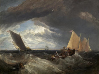 floden Thames och Medway - Joseph Mallord William Turner — vy av konstverket