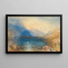 Zoug-sjön - Joseph Mallord William Turner — inramlat konstverk på väggen