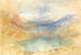 Le Lungernsee i månljus Schweiz - Joseph Mallord William Turner — vy av konstverket