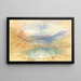 Le Lungernsee i månljus Schweiz - Joseph Mallord William Turner — inramlat konstverk på väggen