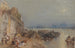 solnedgång i Tours sett bakifrån - Joseph Mallord William Turner — vy av konstverket