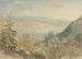 Vue de Farnley Hall dans le Yorkshire - Joseph Mallord William Turner — vy av konstverket