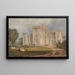 Vy över Hampton Court Hertfordshire från nordväst - Joseph Mallord William Turner — inramlat konstverk på väggen