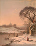 Vinter - Joseph Morviller — vy av konstverket