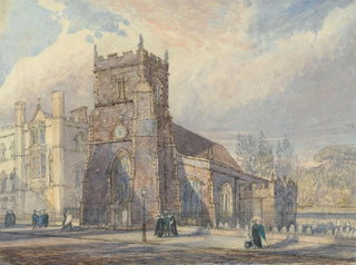 Saint Botolph i Cambridge och Corpus Christi College - Joseph Murray Ince — vy av konstverket