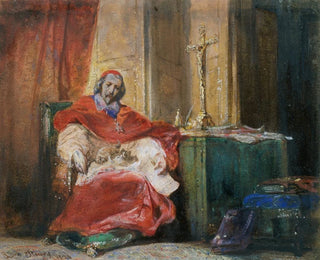 Cardinal de Richelieu - Joseph Nicolas Robert-Fleury — vy av konstverket