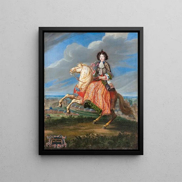 Madame la Comtesse de Saint Gran - Joseph Parrocel — inramlat konstverk på väggen