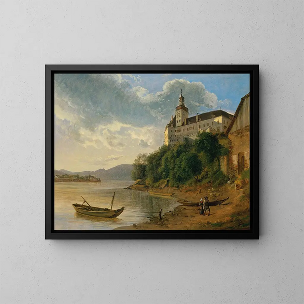 Château de Persenbeug - Joseph Rebell — inramlat konstverk på väggen