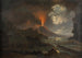 Vesuviusutbrott Natt med utsikt över Virgils skola - Joseph Rebell — vy av konstverket