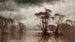 Scène de bayou - Joseph Rusling Meeker — vy av konstverket