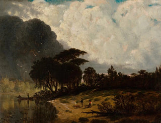 Lac Pontchartrain, Louisiana - Joseph Rusling Meeker — vy av konstverket