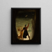 Prospero och Ariel från Stormen av Shakespeare - Joseph Severn — inramlat konstverk på väggen