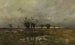 Kväll i de limburgska Kemperna - Joseph Théodore Coosemans — vy av konstverket