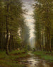 Ruisseau dans la forêt - Joseph Van Luppen — vy av konstverket
