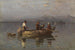 Fiskare vid Chiemsee - Joseph Wopfner — vy av konstverket