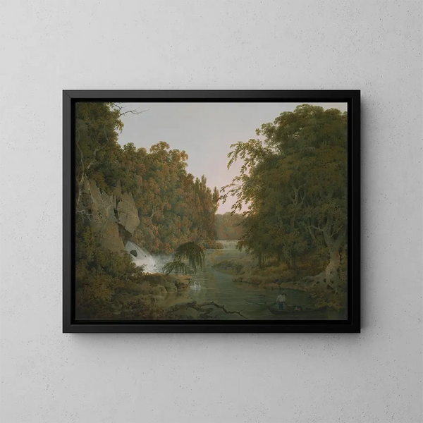 Dovedale - Joseph Wright de Derby — inramlat konstverk på väggen