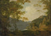 Landskapslandskap vid sjön - Joseph Wright de Derby — vy av konstverket